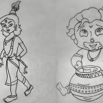 Happy Janmashtami_Sketch