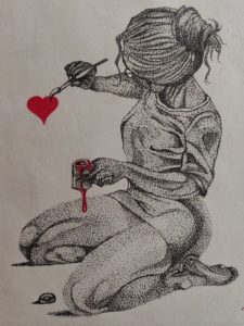 Stippling Art Painting