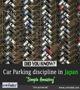 Car Parking Discipline in Japan